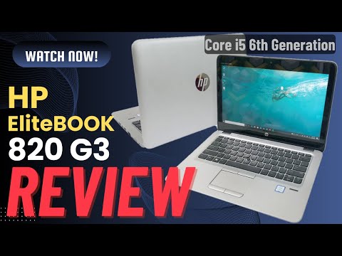 HP EliteBook 820 G3 Core i5 6th Generation 8GB RAM 256GB SSD