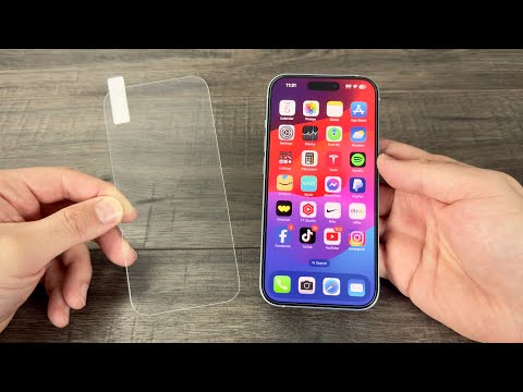 iPhone 15 Tempered Glass Screen Protector