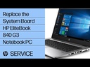 HP ELITEBOOK 840 G3 Motherboard Replacement