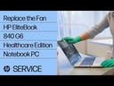 HP ELITEBOOK 840 G6 Fan Replacement