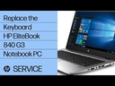 HP ELITEBOOK 840 G3 Keyboard Replacement