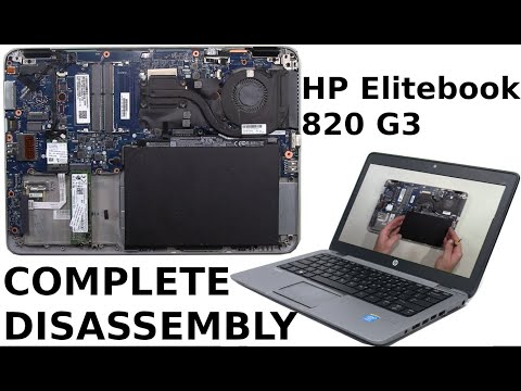 HP ELITEBOOK 820 G3 Casing Replacement