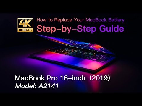 ​MacBook Pro A2141 battery Replacement