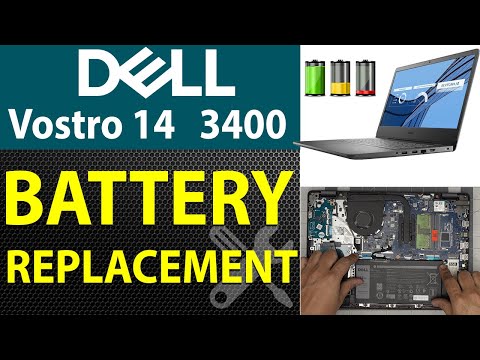 Dell Vostro 3400 Battery Replacement
