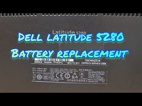 Dell Latitude E5280 Battery Replacement