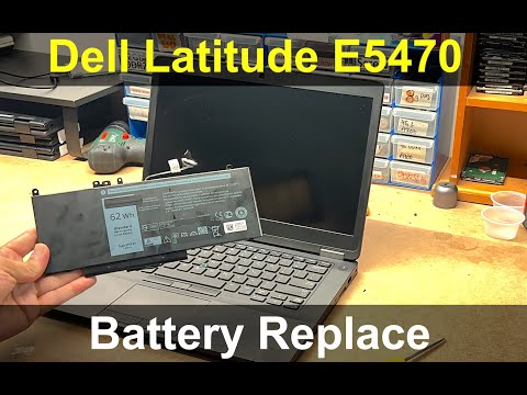 Dell Latitude E5470 Battery Replacement