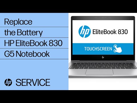 HP ELITEBOOK 830 G5 Battery Replacement