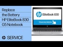 HP ELITEBOOK 830 G5 Battery Replacement
