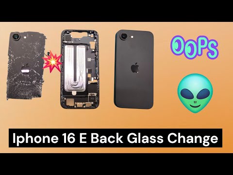 iPhone 16e Back Glass Cover Replacement
