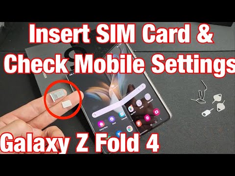 Samsung Galaxy Z Fold 4 Sim Card Tray Holder