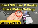 Samsung Galaxy Z Flip 4 Sim Card Tray Holder
