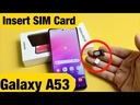Samsung Galaxy A53 5G Sim Card Tray Holder