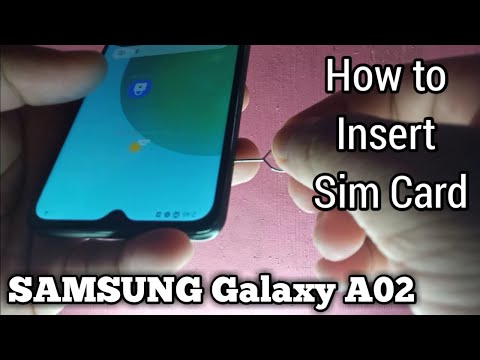 Samsung Galaxy A02 Sim Card Tray Holder