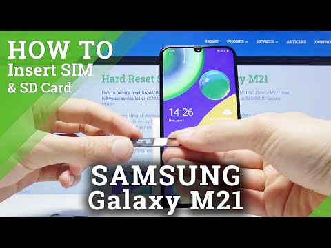 Samsung Galaxy M21s Sim Card Tray Holder