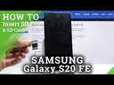 Samsung Galaxy S20 FE Sim Card Tray Holder