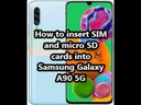 Samsung Galaxy A90 5G Sim Card Tray Holder