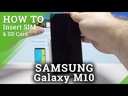 Samsung Galaxy M10 Sim Card Tray Holder