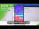 Samsung Galaxy A40 Sim Card Tray Holder