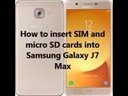 Samsung Galaxy J7 Max Sim Card Tray Holder
