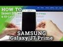Samsung Galaxy J7 Prime Sim Card Tray Holder