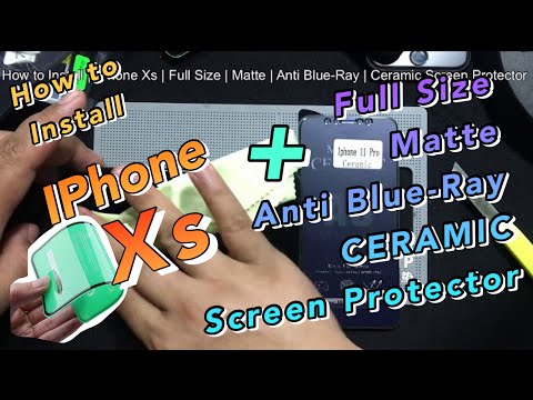 iPhone XS Matte Ceramic Screen Protector