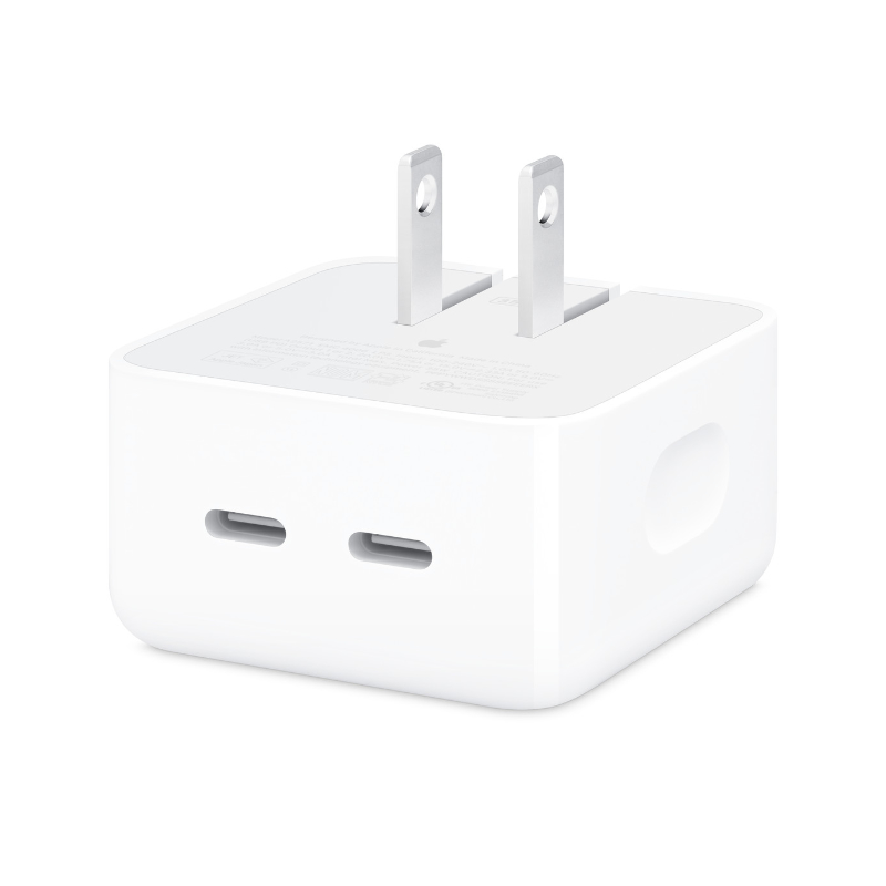 Original Apple Dual 35W USB-C Power Adapter