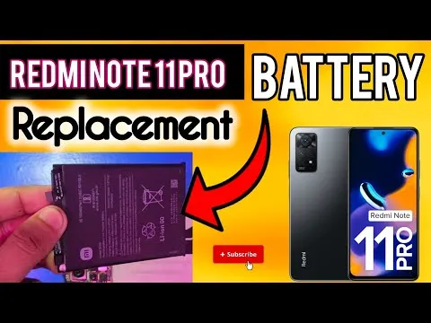 Xiaomi Redmi Note 11 Pro Battery Replacement