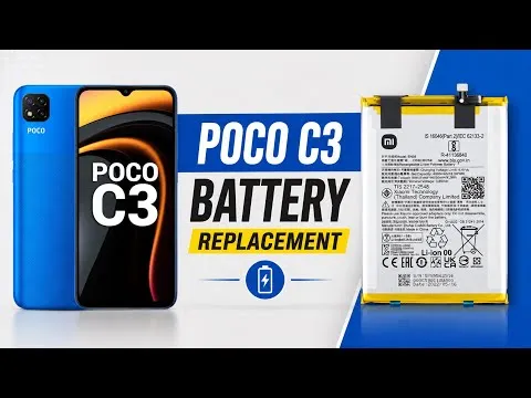 Xiaomi Poco C3 Battery Replacement