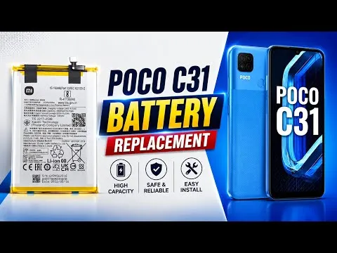 Xiaomi Poco C31 Battery Replacement