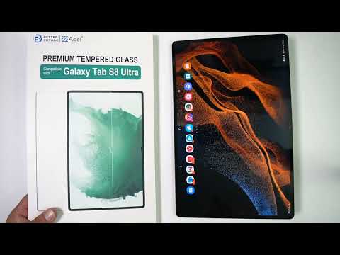 Samsung Galaxy Tab S8 Ultra Tempered Glass Screen Protector