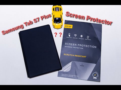 Samsung Galaxy Tab S7 Plus Tempered Glass Screen Protector