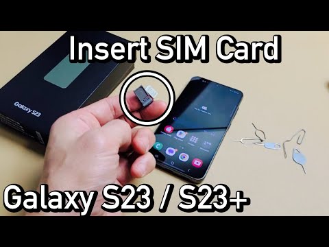 Samsung Galaxy S23 Plus Sim Card Tray Holder (Black)