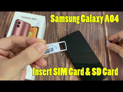 Samsung Galaxy A04 Sim Card Tray Holder