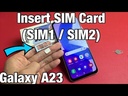 Samsung Galaxy A23 5G Sim Card Tray Holder
