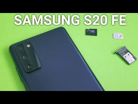 Samsung Galaxy S20 FE 2022 Sim Card Tray Holder (Black)