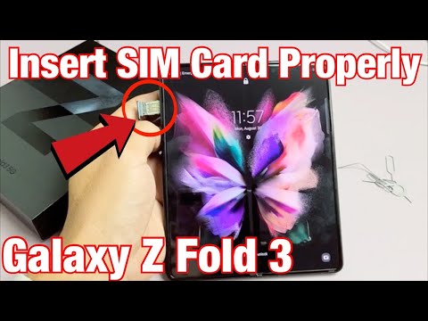 Samsung Galaxy Z Fold 3 5G Sim Card Tray Holder