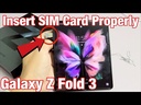 Samsung Galaxy Z Fold 3 5G Sim Card Tray Holder