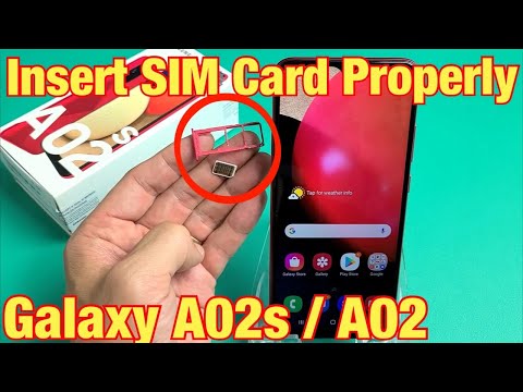 Samsung Galaxy A02s Sim Card Tray Holder
