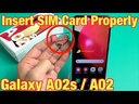 Samsung Galaxy A02s Sim Card Tray Holder