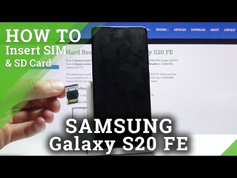 Samsung Galaxy S20 FE Sim Card Tray Holder