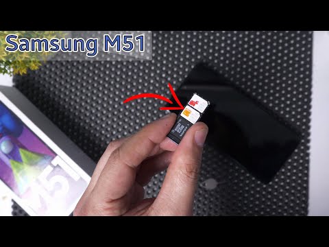 Samsung Galaxy M51 Sim Card Tray Holder (Black)