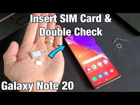 Samsung Galaxy Note 20 5G Sim Card Tray Holder (Black)