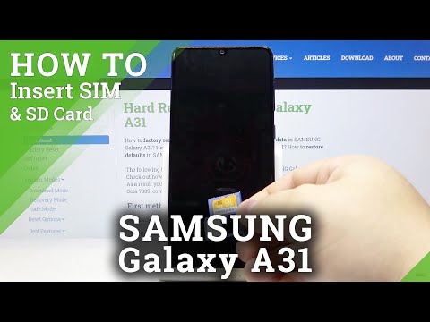 Samsung Galaxy A31 Sim Card Tray Holder
