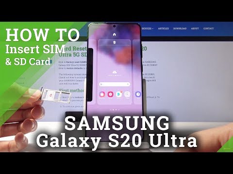 Samsung Galaxy S20 Ultra Sim Card Tray Holder