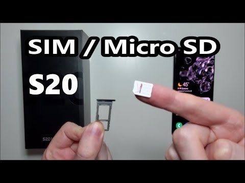 Samsung Galaxy S20 Sim Card Tray Holder