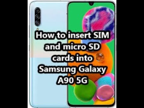Samsung Galaxy A90 5G Sim Card Tray Holder