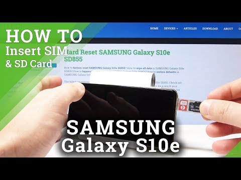 ​Samsung Galaxy S10e Sim Card Tray Holder