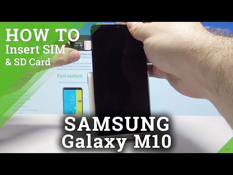 Samsung Galaxy M10 Sim Card Tray Holder