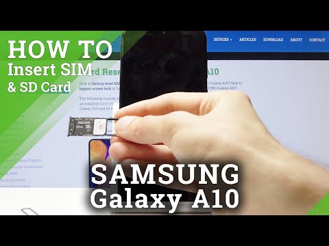 Samsung Galaxy A10 Sim Card Tray Holder