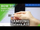 Samsung Galaxy A10 Sim Card Tray Holder